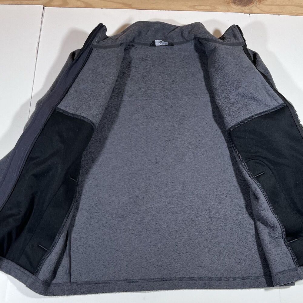 The North Face Denali 2 Fleece Full Zip Black/Grey Jacket Men's Medium - Picture 6 of 8